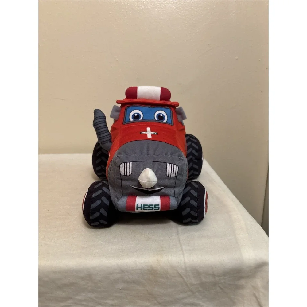 Hess 2025 My Plush Farm Tractor Red Light Up Singing Talking Toy Truck